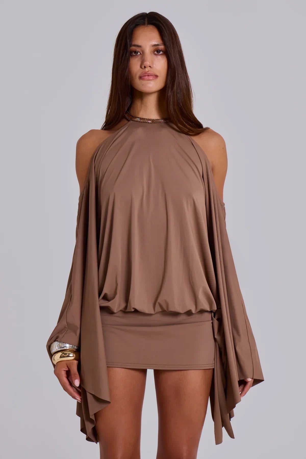 The Alula Embellished Butterfly Mini Dress