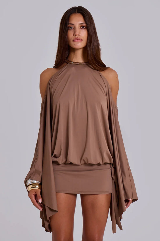 The Alula Embellished Butterfly Mini Dress