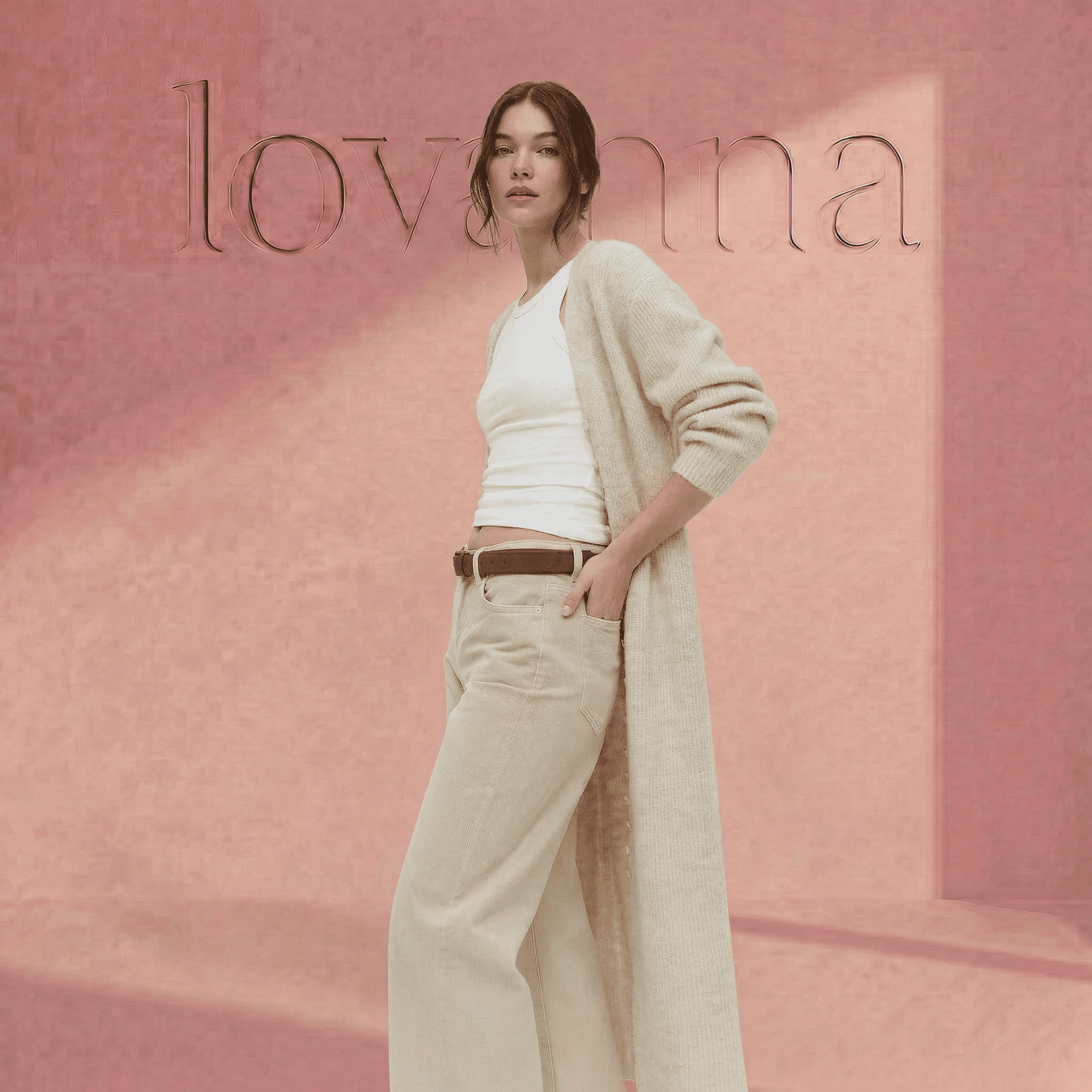 The Lovaana Knitted Cardigan Dress