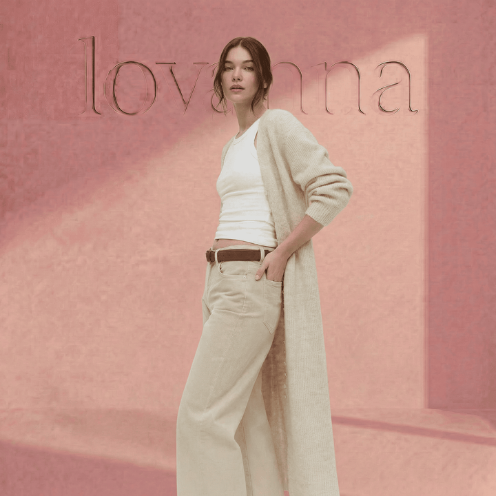The Lovaana Knitted Cardigan Dress