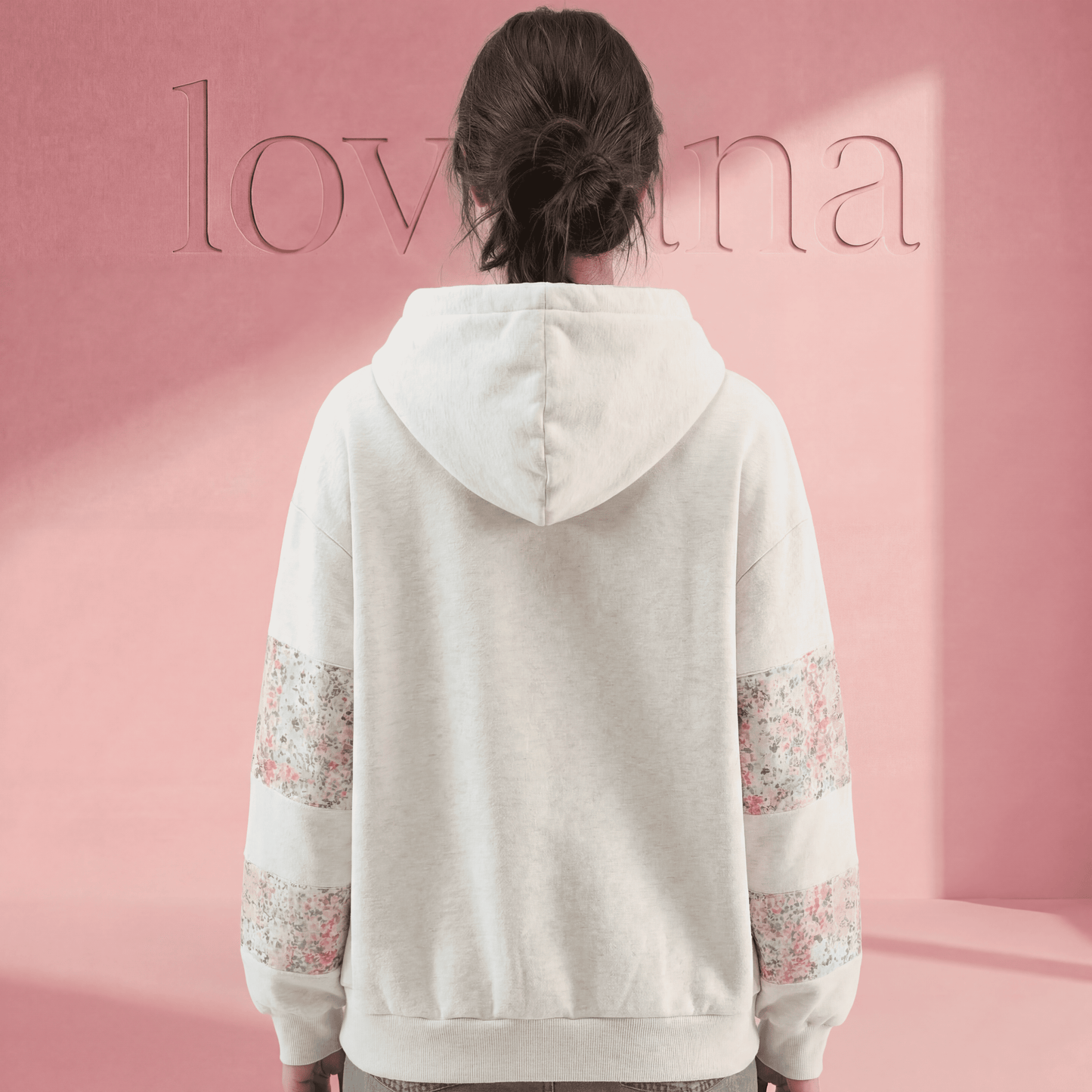 The Lovaana Floral Hoodie