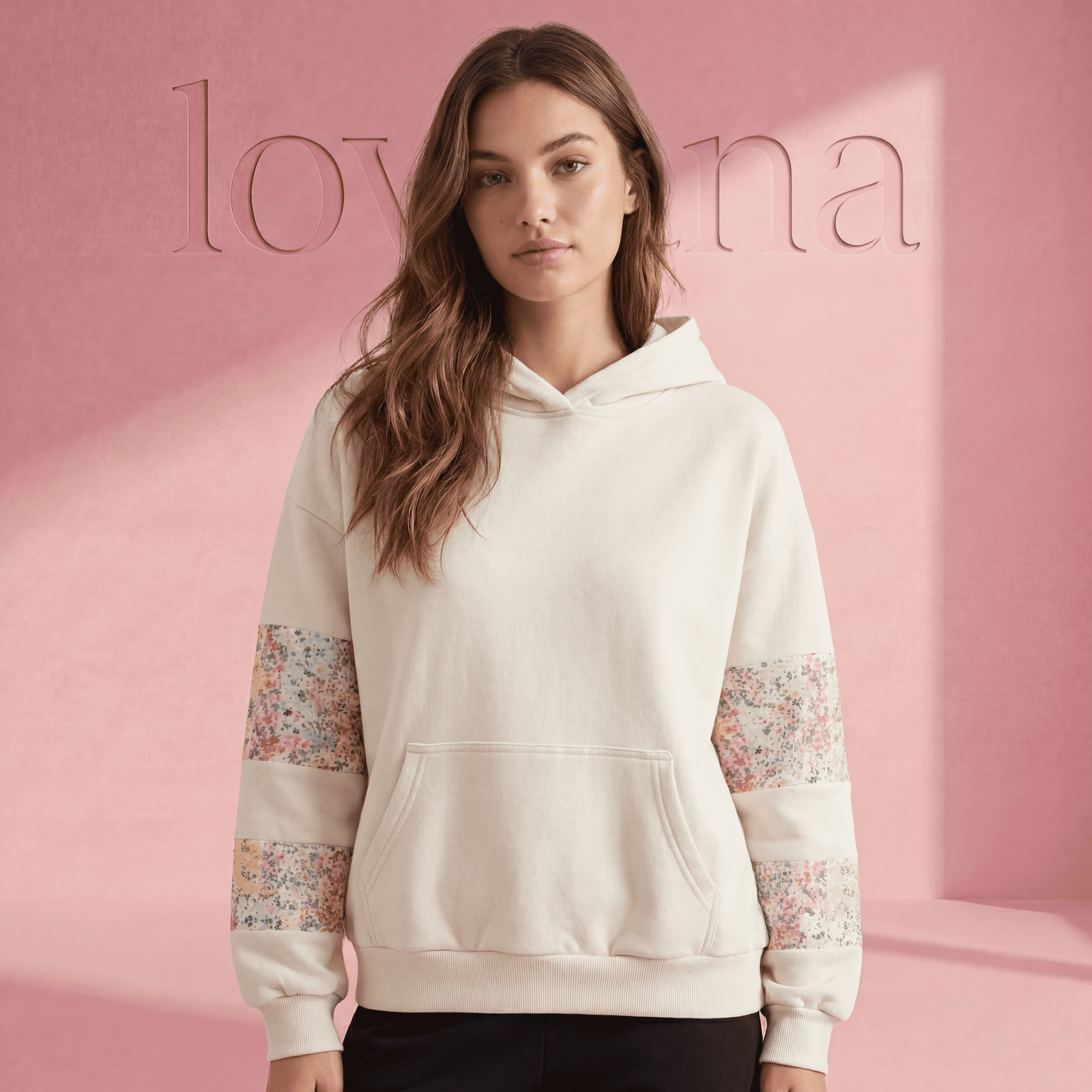 The Lovaana Floral Hoodie